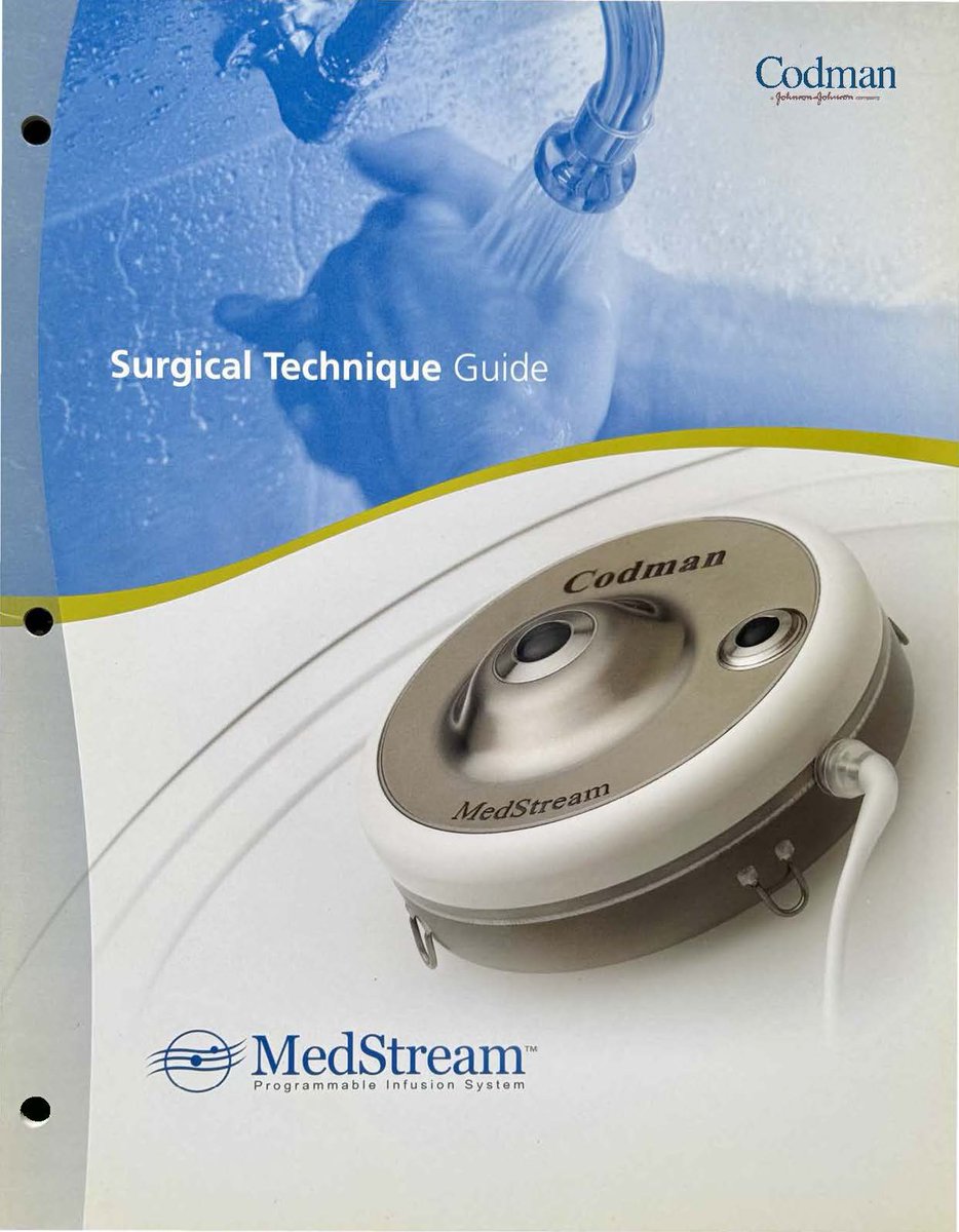GeorgiosMatis's tweet photo. 🔹The history of #neuromodulation &amp; #intrathecal therapy!
🔹Part 1/3: The #Medstream pump - Surgical Technique Guide (2008)

#neuroscience #χρόνιοςπόνος #νευροτροποποίηση #λειτουργικήνευροχειρουργική #ενδορραχιαίαέγχυση #μορφίνη #ζικονοτίδη #μπακλοφαίνη #σπαστικότητα #TDD 

1/n https://t.co/9Y7FkVZ7tl