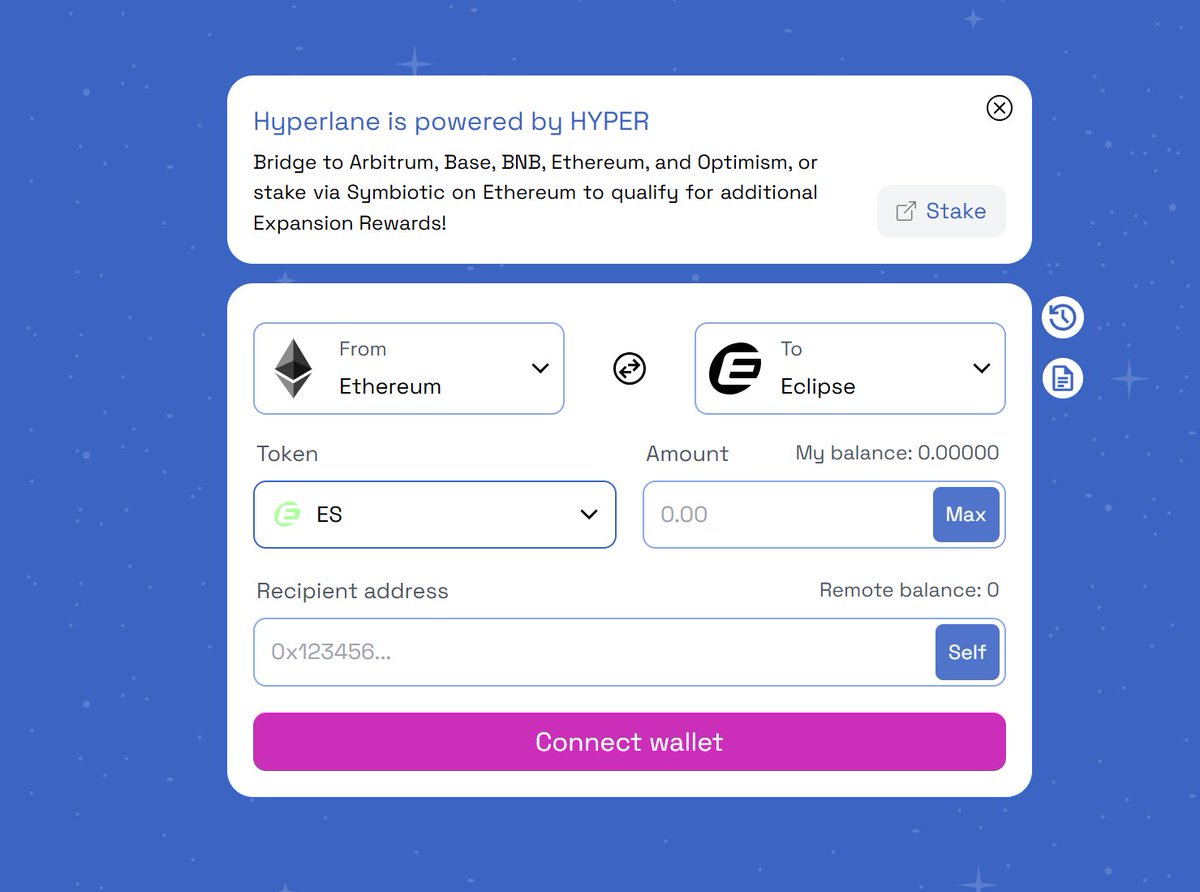Ponzinomix's tweet photo. More and more talks about @EclipseFND networks TGE. $ES added to @Lunar_finance and looks like it'll be a tri-network token bridgeable through @hyperlane between Ethereum, Solana and Eclipse network.

$ES token is live and I think we'll see it very soon, probably this month. https://t.co/YD0RGSUPZ2