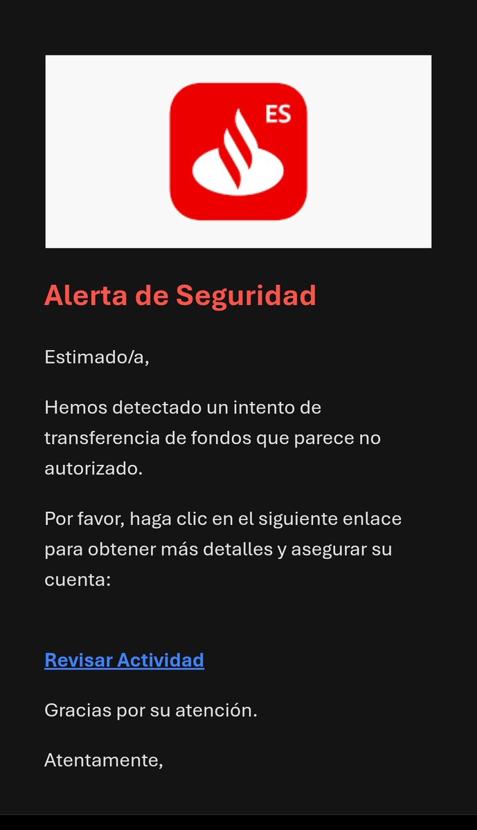 Inesperado2005's tweet photo. @santander_resp @guardiacivil @policia #nopiques
Los malos siempre acechan. https://t.co/GqN0eXuwiJ
