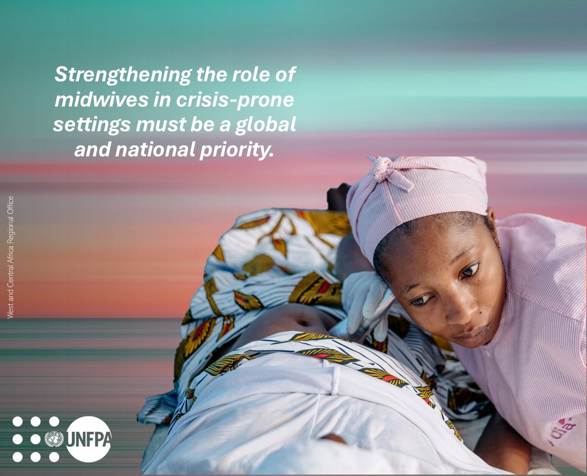 🧡 In crisis-affected areas, every trained midwife means a life saved. Strengthening their role is an investment in the future.
#InternationalDayOfTheMidwife #MidwivesInCrisis