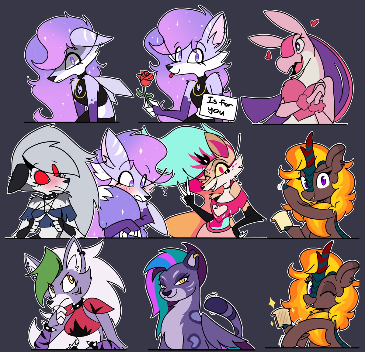 This is an update post for my other commissioners

The queue is quite long. Over 20 stickers! I'm trying to at least make 1 sticker per day. Just need to be careful of burnout.

Thank you all for the continued support for my pup's surgery. It really means a lot.