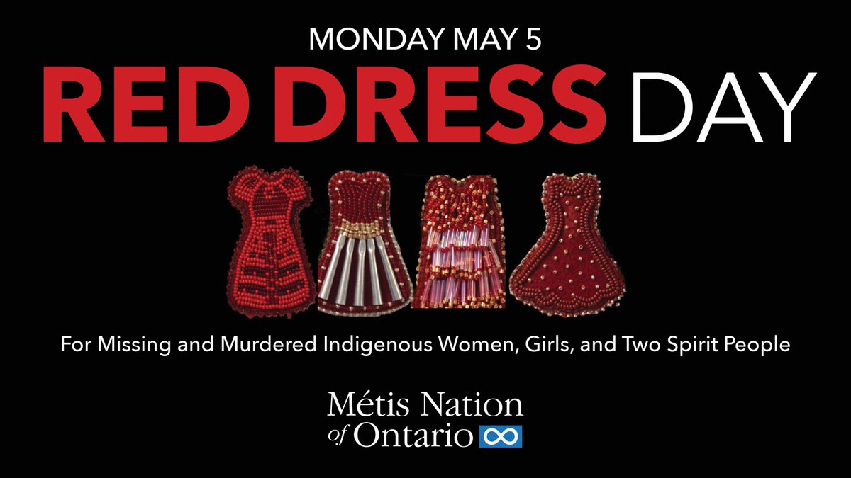 May 5th is #RedDressDay. We honour the lives and legacies of our #MMIWG2S folks in our community. As we hang red dresses, each represents a life, a spirit taken too soon and a story left unfinished. 

Learn more about MNO's commitment to addressing #GBV ow.ly/75ab50VHWRi