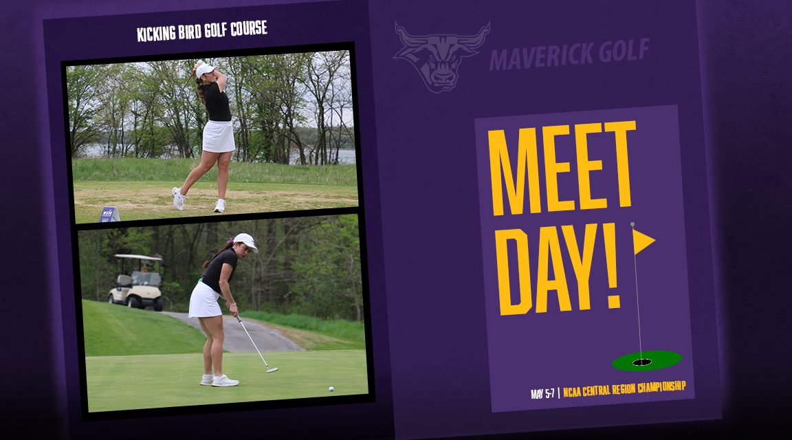 It's Game Day for the Maverick women's golf team at the NCAA Central Region Championships! #HornsUp #MavFam
📍Edmond, Okla.
⛳️Kicking Bird Golf Course
📊shorturl.at/d9OCA
