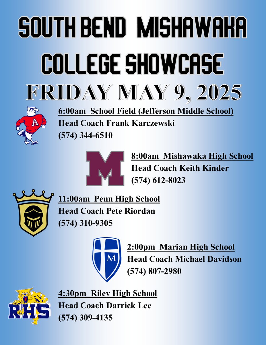 Coaches-- we look forward to seeing you on Friday!