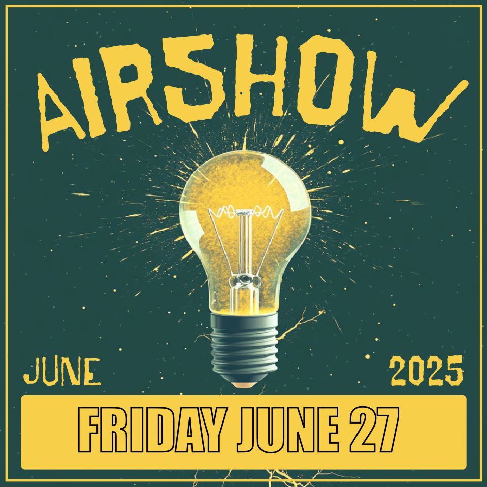 JUST ANNOUNCED! @Airshowband is a high-flying, Nashville-based jam band featuring a unique contrast of familiar acoustic and mind-bending electric sounds that transports listeners from a campfire picking-party to the outer reaches of the multiverse. On Sale Now!