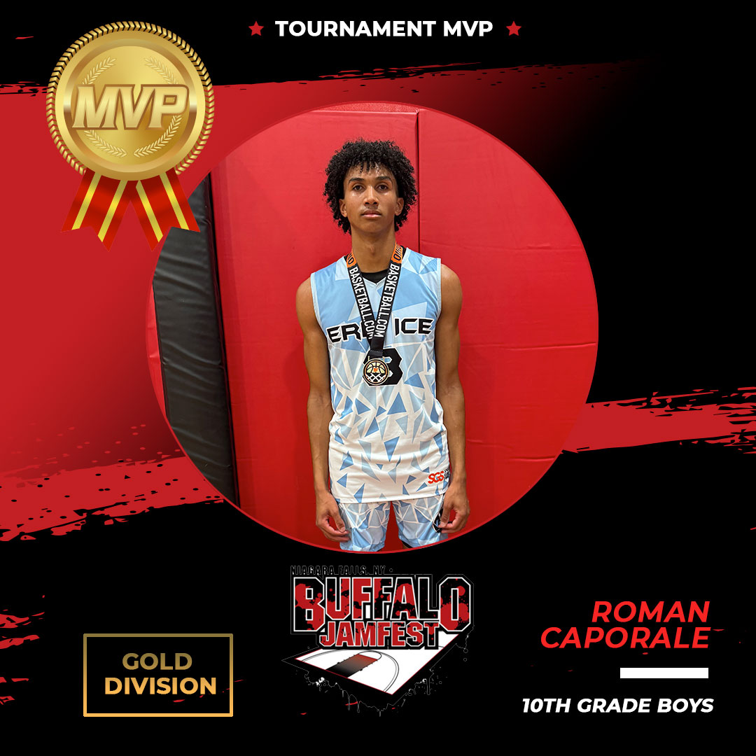 Buffalo Jamfest, 10th-grade boys gold division MVP, Roman! <a href="/erieicebball/">erieicebasketball</a>