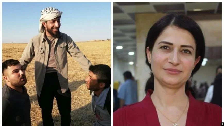 ⚠️#Damasco nomina l'assassino di Hevrin Khalef, segretaria generale del Partito Futuro della #Siria, a capo della 86ª Divisione del "Nuovo Esercito Siriano", responsabile per il Nord-Est.

Ahmad al-Hays, noto come “Hatem Abu Shakra” è sotto sanzioni USA per crimini di guerra.