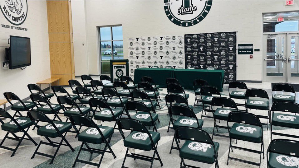 Tinora Athletics (@tinoraathletics) on Twitter photo ‼️Signing Day: our senior student-athletes who will compete at the college level will have a signing day TODAY at 5:00.
📍 Tinora HS Gym Lobby
🐏 Go Rams!
<a href="/TinoraRamsAudio/">Tinora Rams Live</a> <a href="/crescentsports/">Crescent-News Sports</a> ‼️Signing Day: our senior student-athletes who will compete at the college level will have a signing day TODAY at 5:00.
📍 Tinora HS Gym Lobby
🐏 Go Rams!
<a href="/TinoraRamsAudio/">Tinora Rams Live</a> <a href="/crescentsports/">Crescent-News Sports</a>