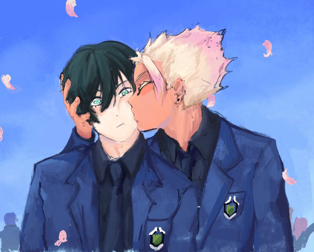 bl0tches's tweet photo. rin has no idea whats going on lol #ryurin #sdrn https://t.co/7BFsvT2Qhw