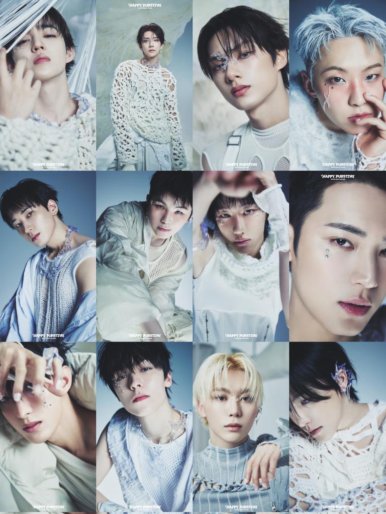 The concept photos tell a powerful story of self-discovery and transformation through a symbolic journey across three stages.

1. "NEW ESCAPE"
This phase shows SEVENTEEN in a state of tension and preparation. The members wear their old rings, representing their past identities