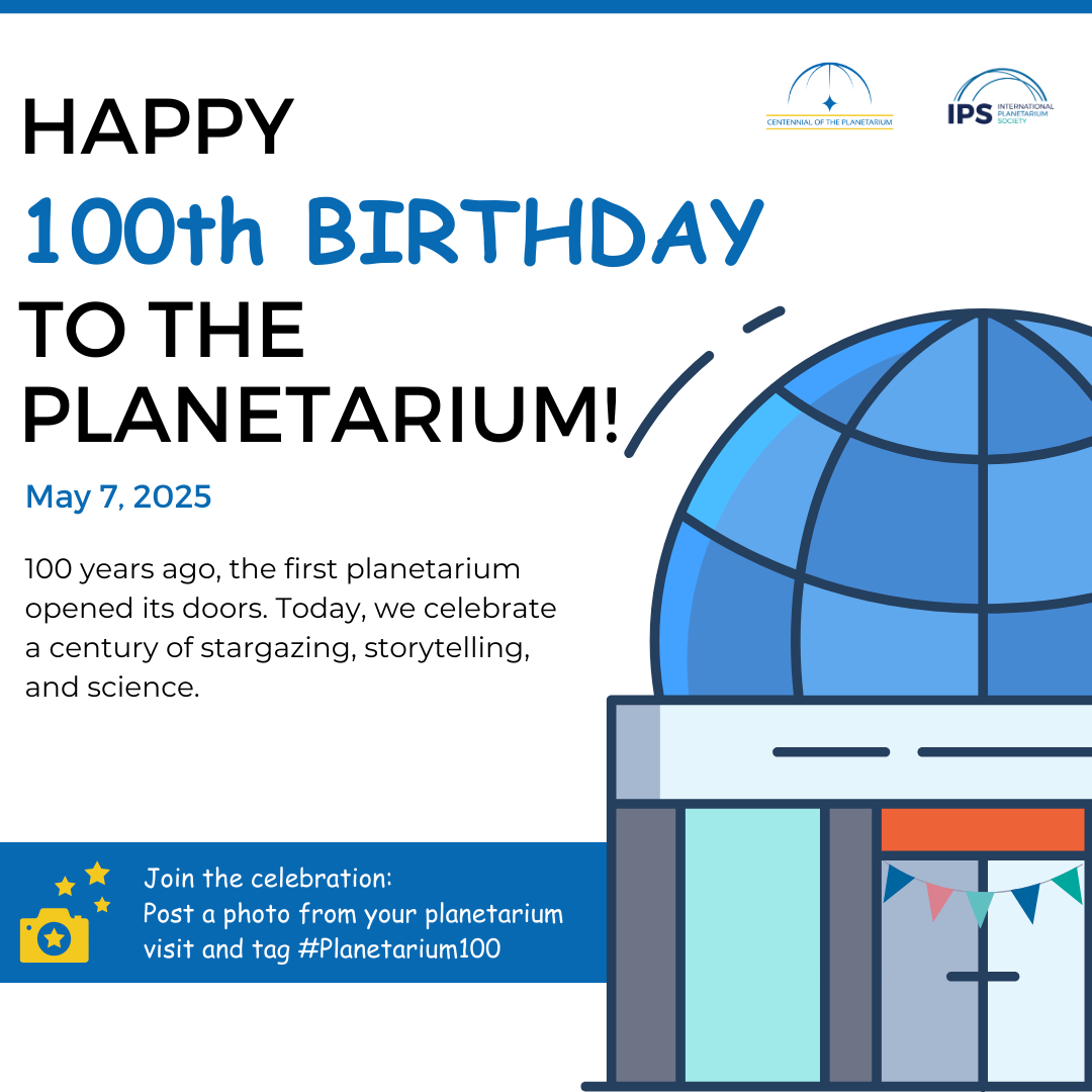 Happy 100 Birthday to the Planetarium! These incredible spaces have inspired curiosity, sparked scientific discovery and brought the universe a little closer to home. Join us at 18:00 UTC for our live-streamed celebration event on YouTube: youtube.com/watch?v=rbaaGF… #planetarium100