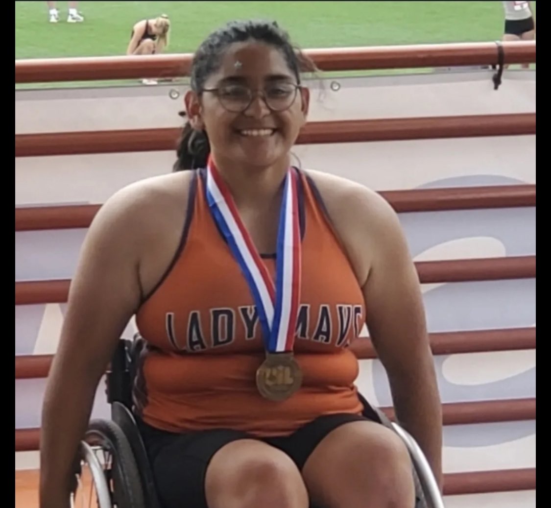Madison Athletics (@jm_mavs) on Twitter photo Congratulations to Jewelia Gonzalez for her 3rd place finish in the 400 at the Texas State Track meet. Congratulations to Jewelia Gonzalez for her 3rd place finish in the 400 at the Texas State Track meet.
