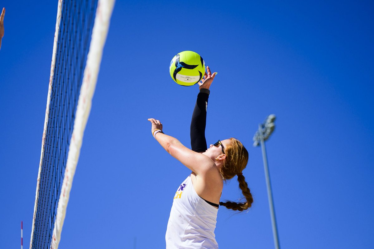 LSUBeachVB's tweet image. Happy birthday, Bella 💜💛