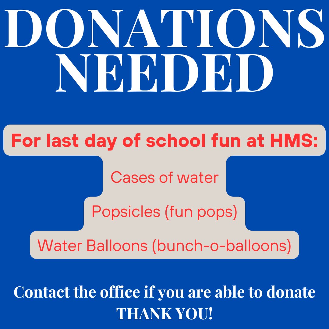 Contact the office with any questions!