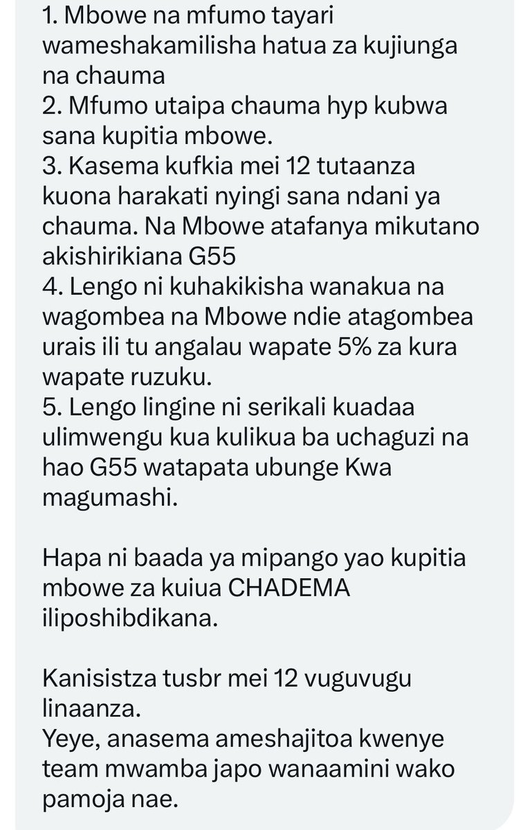 English_snow2's tweet photo. @Mchambuzi5 Kuna chama cha #mbowe kapewa cha cha umbwa umbwa cha rungwe na adi budget mpwa! https://t.co/3lRbqBI9jb