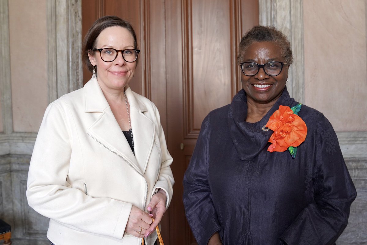 Maria M Stenergard (@mariastenergard) on Twitter photo Today I met with Dr Kanem <a href="/Atayeshe/">Dr. Natalia Kanem /she/her/ella/</a> to discuss our shared goals- gender equality, zero maternal deaths, zero gender-based violence and zero unmet need for contraception. Thank you for your leadership! Sweden’s strong partnership with <a href="/UNFPA/">UNFPA</a> in pursuing #SRHR for all continues. Today I met with Dr Kanem <a href="/Atayeshe/">Dr. Natalia Kanem /she/her/ella/</a> to discuss our shared goals- gender equality, zero maternal deaths, zero gender-based violence and zero unmet need for contraception. Thank you for your leadership! Sweden’s strong partnership with <a href="/UNFPA/">UNFPA</a> in pursuing #SRHR for all continues.