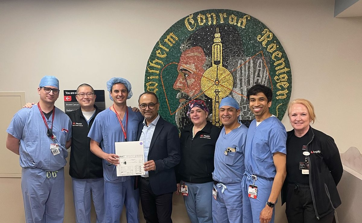UofL Neurosurgery (@uoflneurosurg) on Twitter photo Our CV team is the first in Kentucky to join the SEAL IT Trial. This study focuses on the safety & effectiveness of the SEAL system, which can be used to treat patients with brain aneurysms.
Read more: uoflhealth.org/news/uofl-physā¦
<a href="/GalaxyThera/">Galaxy Therapeutics</a> <a href="/drjoshabecassis/">Isaac "Josh" Abecassis, M.D.</a> @UofL <a href="/UofLHealth/">UofL Health</a> Our CV team is the first in Kentucky to join the SEAL IT Trial. This study focuses on the safety & effectiveness of the SEAL system, which can be used to treat patients with brain aneurysms.
Read more: uoflhealth.org/news/uofl-physā¦
<a href="/GalaxyThera/">Galaxy Therapeutics</a> <a href="/drjoshabecassis/">Isaac "Josh" Abecassis, M.D.</a> @UofL <a href="/UofLHealth/">UofL Health</a>