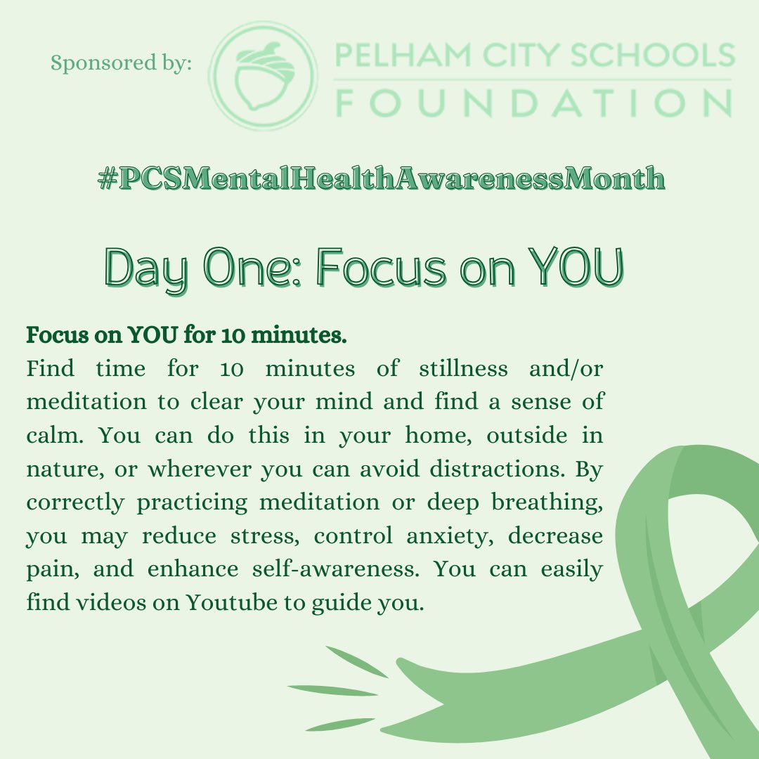 amnicholson_'s tweet photo. Day One! #PCSMentalHealthAwarenessMonth https://t.co/ju0xhdtrrW