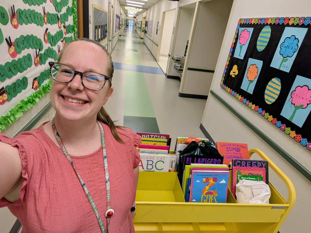 Elizabeth Le (@librarian_le20) on Twitter photo ๐ถ Makin' my way down the halls, cart rollin' fast, no time to stall. Back to the shelves I go- Checking in books students borrowed. ๐ถ
Kicking off Book Round Up week with a full cart- keep those books coming in!
<a href="/IrvingLibraries/">IISD Libraries</a> <a href="/KinkeadeECS/">Kinkeade ECS</a> ๐ถ Makin' my way down the halls, cart rollin' fast, no time to stall. Back to the shelves I go- Checking in books students borrowed. ๐ถ
Kicking off Book Round Up week with a full cart- keep those books coming in!
<a href="/IrvingLibraries/">IISD Libraries</a> <a href="/KinkeadeECS/">Kinkeade ECS</a>