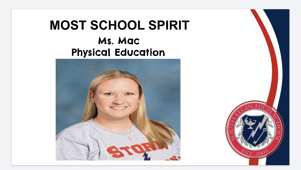 You guys are the best! Thanks for voting me as the staff with the most school spirit! I love SEHS and you know I’m always here to support y’all during and after high school! I love you! ❤️💙 #sehs #sehsmacattack #superlatives #schoolspirit