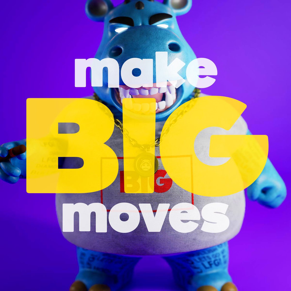 sheriffatnight's tweet photo. Make BIG moves this month. 🔺🦛 https://t.co/0ObVCHhhbB