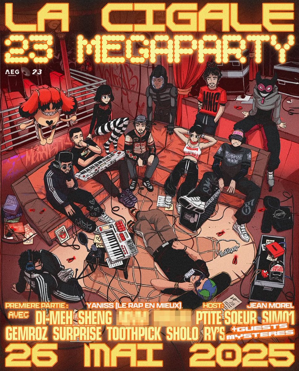 Les prochaines semaines vont nous régaler en terme de concerts 🎫 :

📍 Fleurier (🇨🇭) — 9&amp;10 mai : Blue Fest par <a href="/BlueFest_ch/">BlueFest</a> 

📍Paris — 11 mai : BBQ RVPLAND #1 par <a href="/RvpLand/">RvpLand 🌍</a> 

📍Paris — 26 mai : 23 MEGAPARTY par 23megabits