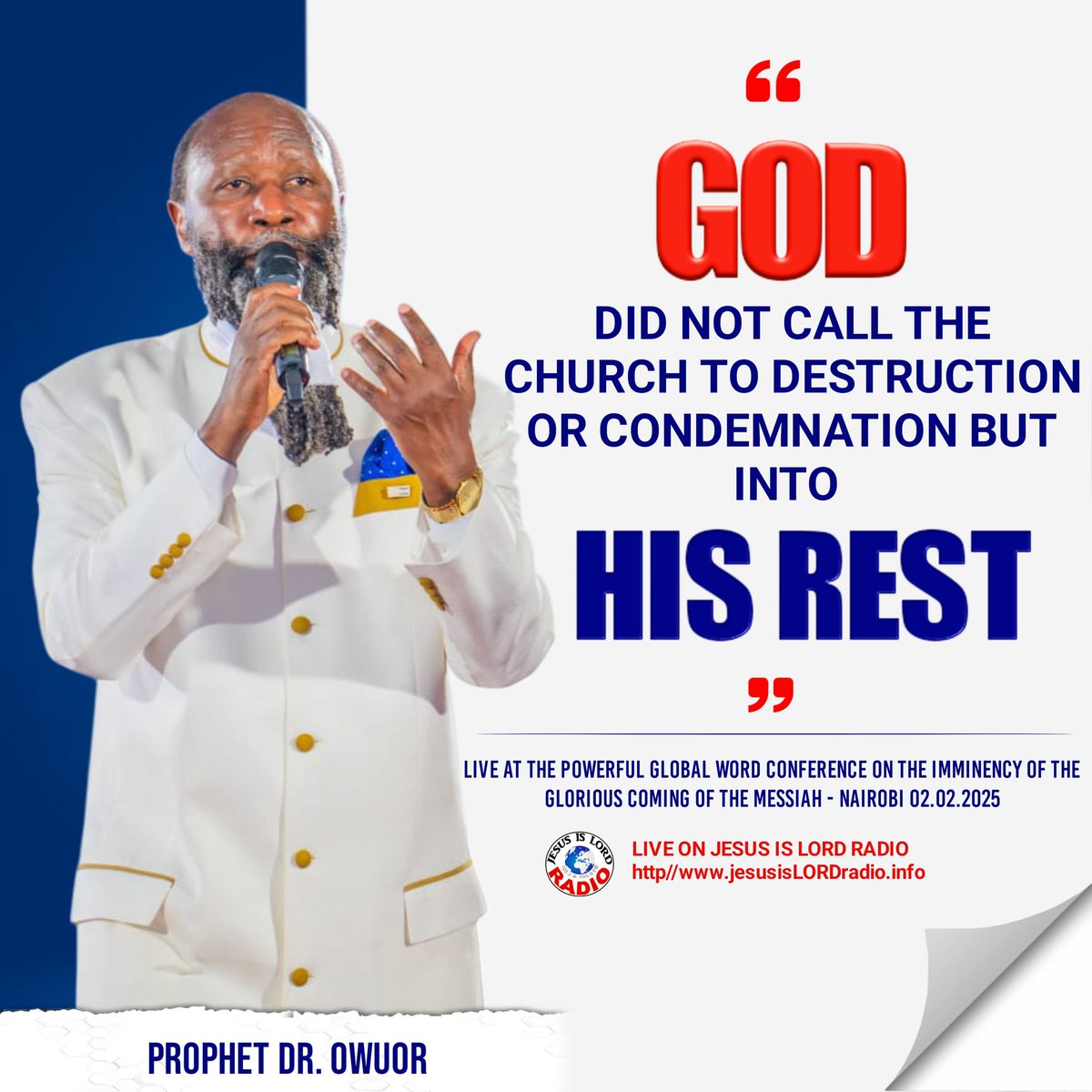 Are you aware that the message of the coming of the MESSIAH is a message of hope?
#TheMessiahMustCome