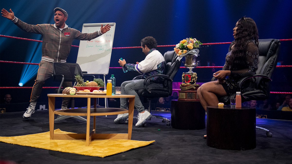 NXT UK Legacy (@nxtuk_legacy) on Twitter photo May 5, 2022:
At BT Sport Studios, <a href="/NoamDar/">SUPERNOVA11</a> and <a href="/Shasamuels/">Sha Samuels</a> hosted the first-ever edition of #SupernovaSessions 2.0 with special guest #WWENXT's <a href="/lashlegendwwe/">Lash Legend</a>, who put the entire #NXTUK Women's division on notice.
📸 WWE May 5, 2022:
At BT Sport Studios, <a href="/NoamDar/">SUPERNOVA11</a> and <a href="/Shasamuels/">Sha Samuels</a> hosted the first-ever edition of #SupernovaSessions 2.0 with special guest #WWENXT's <a href="/lashlegendwwe/">Lash Legend</a>, who put the entire #NXTUK Women's division on notice.
📸 WWE