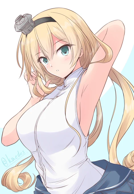 「お着替え中のヴァリアント」#艦これ版深夜の真剣お絵描き60分一本勝負#艦これ版真剣お絵描き60分一本勝負_20250505#艦これ #ヴァリアントお出掛けmodeに変身開始 