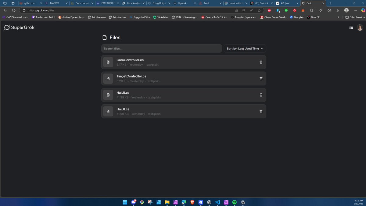BareBonezCode's tweet image. Hey @grok, @xai, I just cleaned up a month of uploads and it took a while clicking the small trashcan twice each. I noticed a method has been implemented for selecting multiple. It would make sense to add a button that allows the user to delete all selected.
