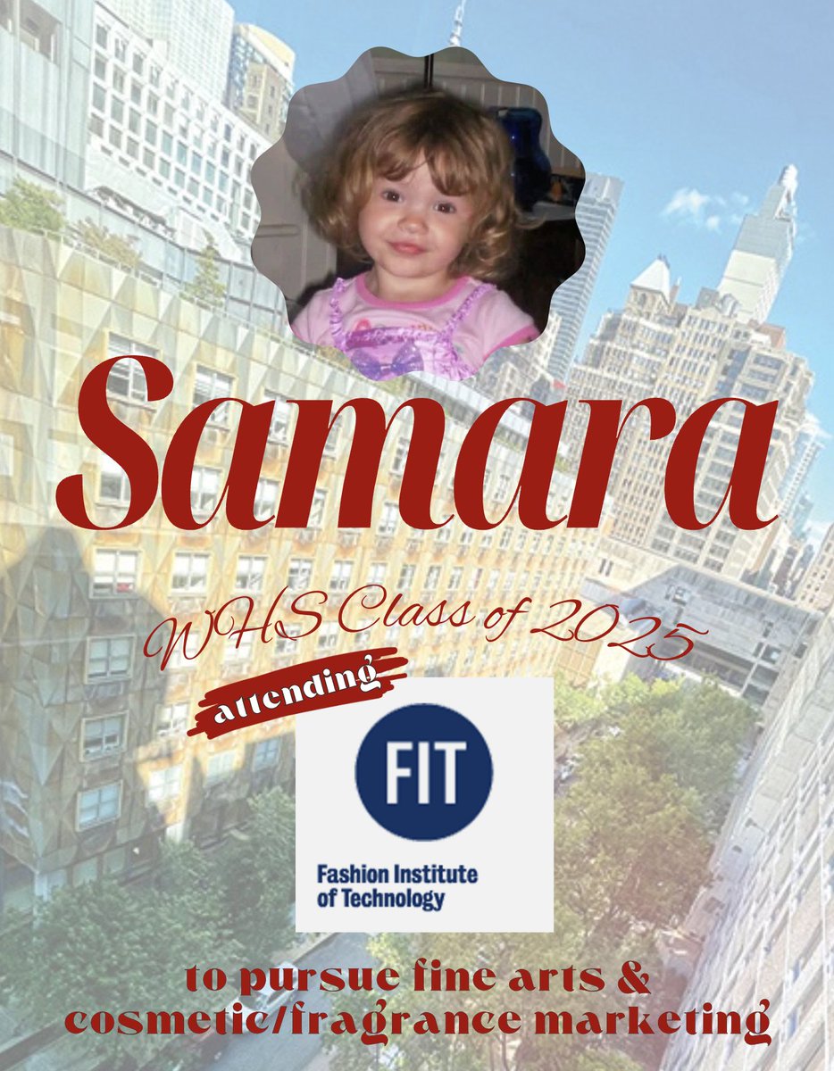 Robert Ferullo (@robferullo4) on Twitter photo Senior Shoutout to Samara Bruschi who will be attending FIT in the Fall to pursue a major in Fine Arts & Cosmetic fragrance marketing! <a href="/EricCrespoEDU/">Eric Crespo</a> <a href="/bcalligy/">Brian Calligy</a> <a href="/WeehawkenTSD/">Weehawken Schools</a> <a href="/FAmato53/">Francesca Amato</a> <a href="/StefanieCirill1/">Stefanie Cirillo</a> Senior Shoutout to Samara Bruschi who will be attending FIT in the Fall to pursue a major in Fine Arts & Cosmetic fragrance marketing! <a href="/EricCrespoEDU/">Eric Crespo</a> <a href="/bcalligy/">Brian Calligy</a> <a href="/WeehawkenTSD/">Weehawken Schools</a> <a href="/FAmato53/">Francesca Amato</a> <a href="/StefanieCirill1/">Stefanie Cirillo</a>