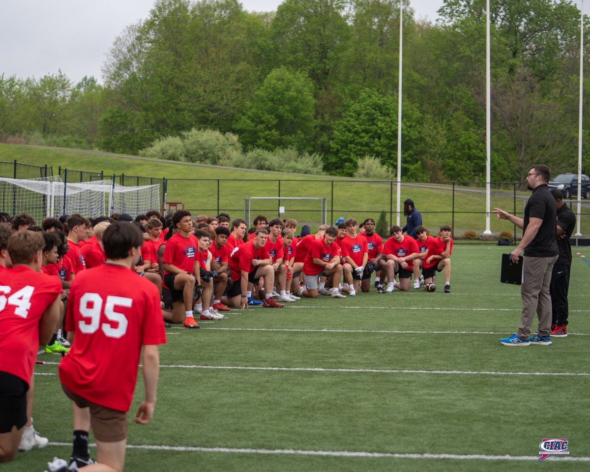 It was an amazing experience hosting the first ever CIAC Football Showcase yesterday! Over 130 student-athletes participated, and over 20 college coaches attended! The student-athletes were able to display their skills, connect with coaches, and hear from CIAC Football greats