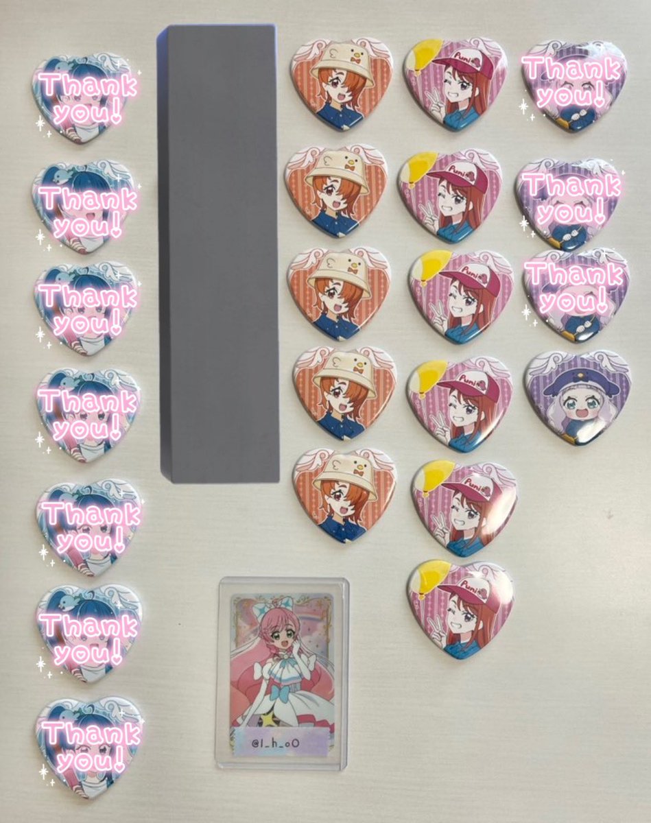 交換 プリキュア 缶バッジ マルイ OIOI