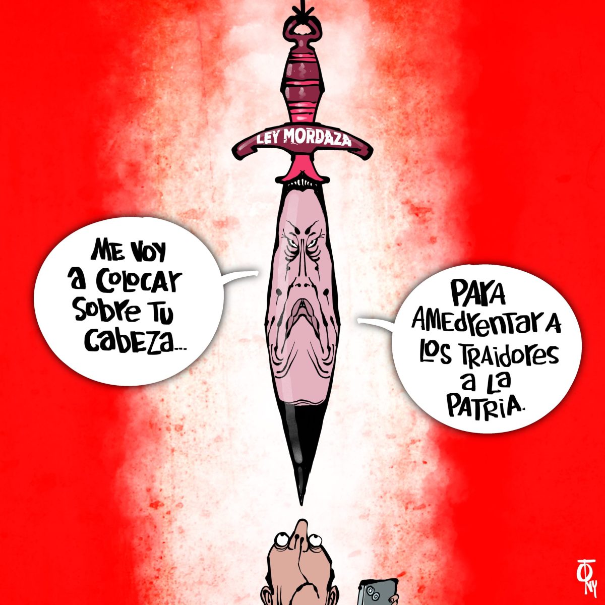 LA SIRVIENTA DE DAMOCLES Y SU ESPADA DEL BIENESTAR 
😳🤭😂🤣
👇👇👇
#NoALaLeyCensura
#LeyMordaza
#LeyCensura