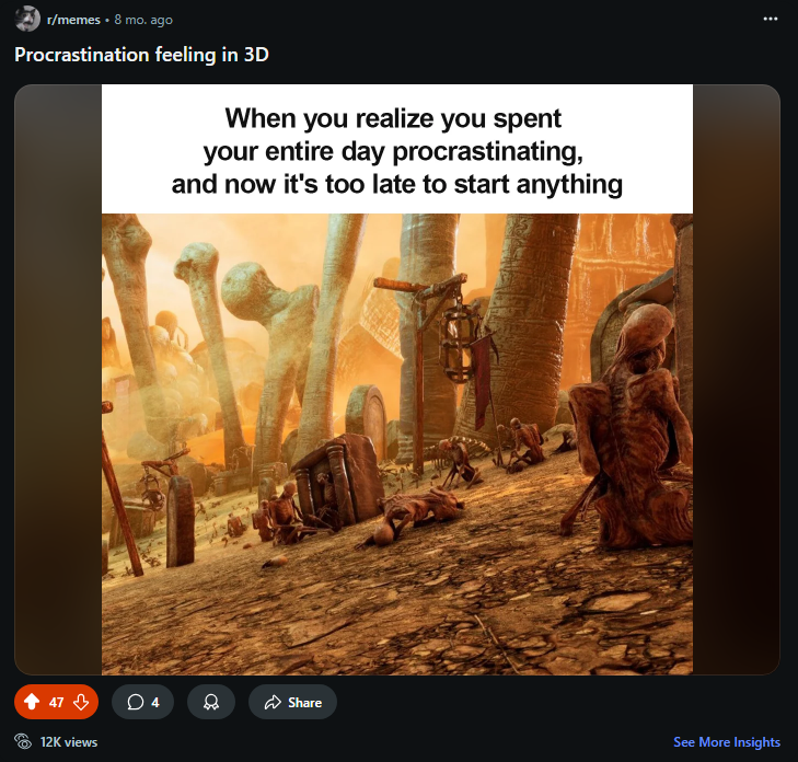 Nothing is impossible. Around 7 months ago, I made some memes for <a href="/NecrophosisGame/">Necrophosis</a>, and now we are live! Who could imagine that? Just WoW