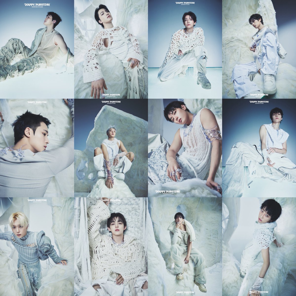 SEVENTEEN unveils new concept photos to their upcoming album ‘HAPPY BURSTDAY.’