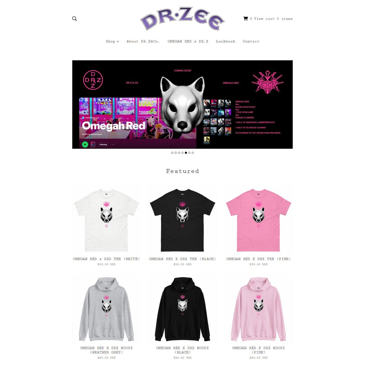 ONLINE STORE UPDATED! drzulu.com New winter stock available...including limited edition colab hoodies w/ OMEGAH RED aka OKAMI GHOSTHACK! <a href="/WakiJabberwockz/">Wakizashi Jabberwockyz</a>