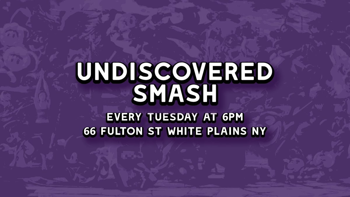 [REG OPEN]

Undiscovered Smash 349 is tomorrow!

Sign up using the link below 👇