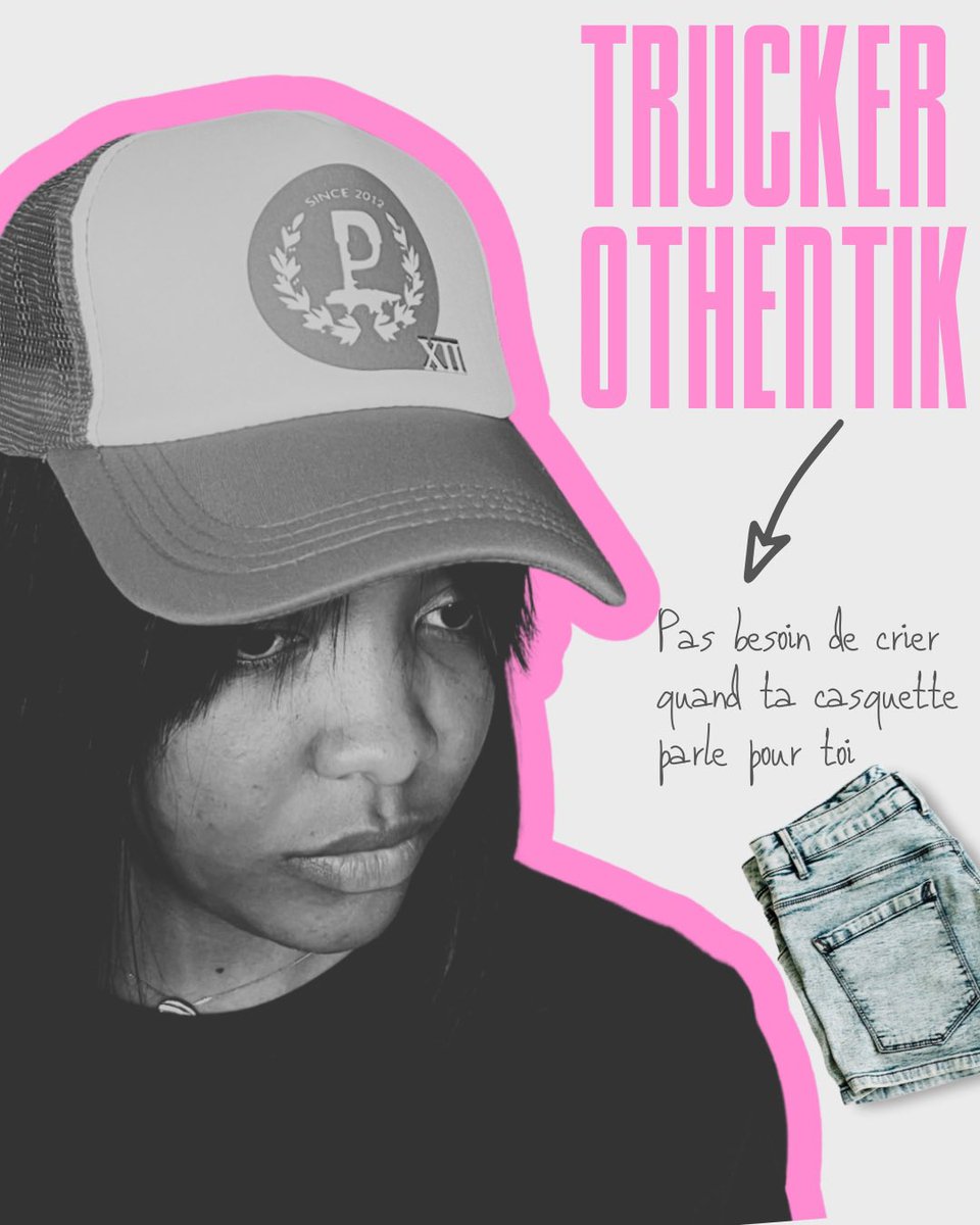 TRUCKER Othentik : la casquette qui parle fort sans crier.
T’as déjà la tienne ?
#StyleGaboma
#PaGuiMo #MadeWithPassion #Nenette  #Libreville #Gabon #SportWear #streetwear  #gabonstreetwear #followers  #Loangozé