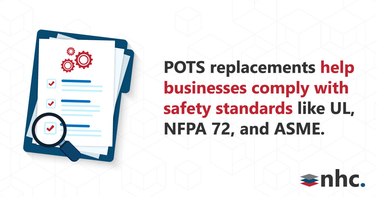 Compliance is non-negotiable. See how POTS replacement solutions can keep your clients' critical systems, like emergency lines and alarms, reliable and regulation-ready in our blog: bit.ly/41wX4Qq
#NHC #CommunicationsSTACK #BusinessCommunications #WPOTS