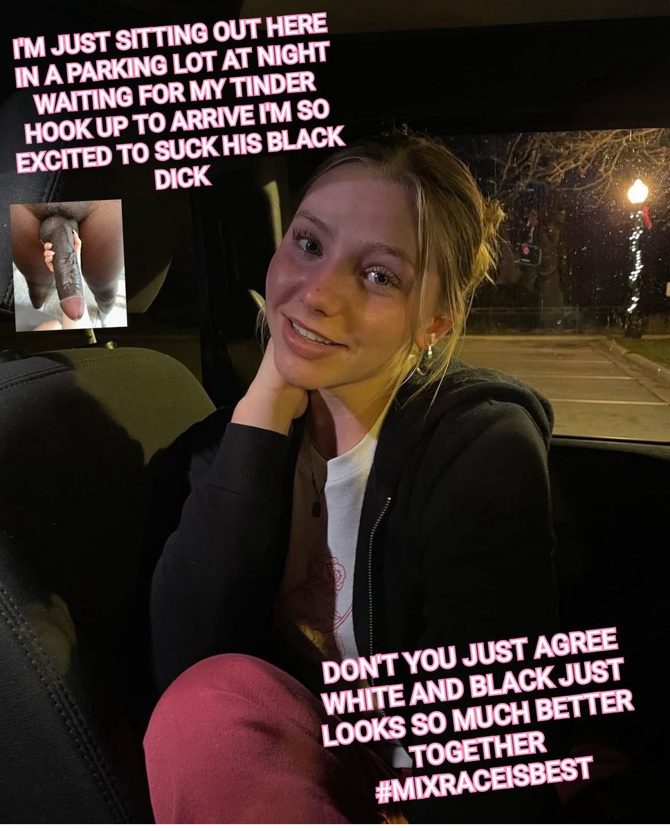 OLivvy209's tweet photo. Hehe #mixraceisbest #BNWO #snowbunny #bbctributeneeded #saynotowhiteboys #iloveblackcock #bbc #cumtribute https://t.co/npv1KXuxLJ