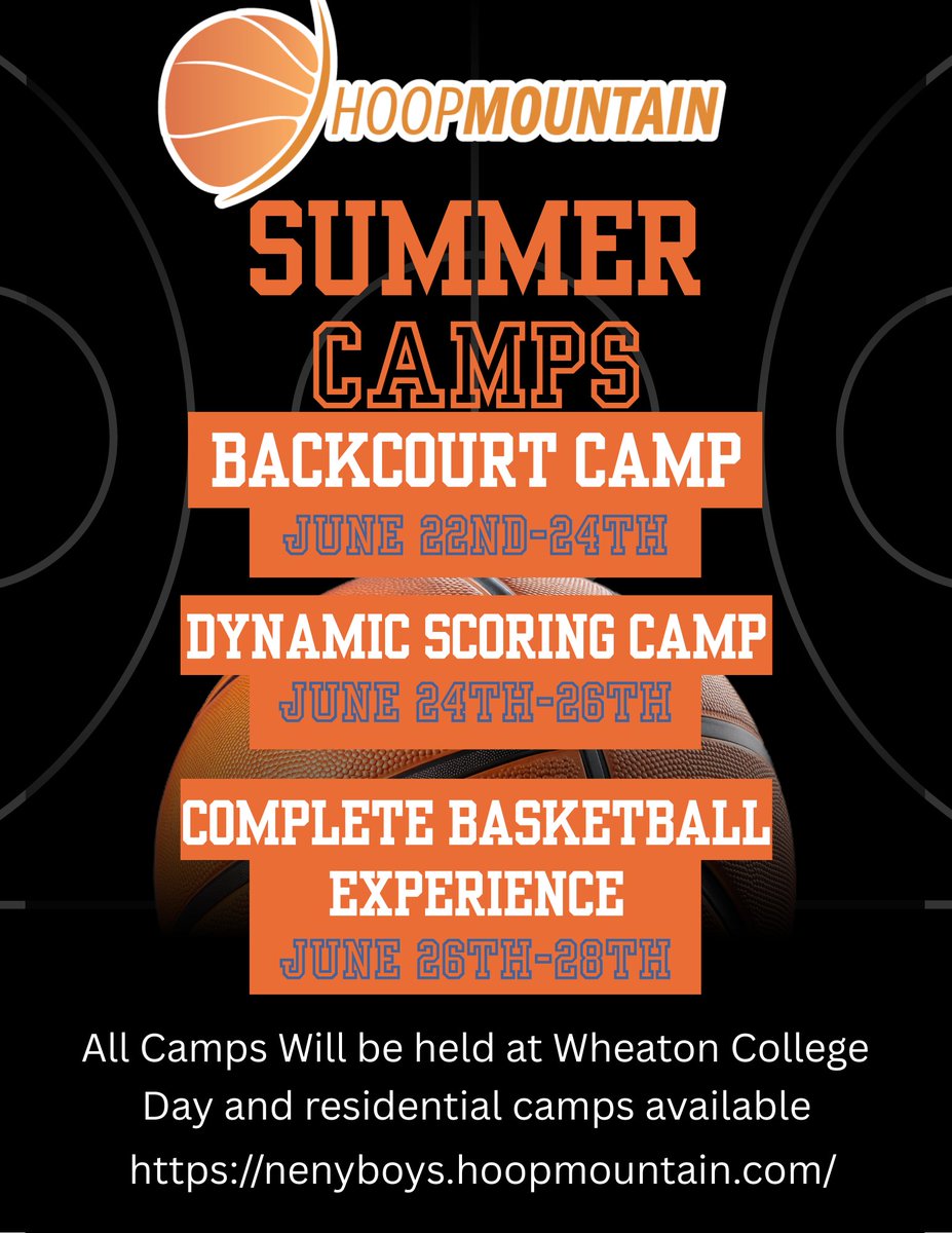 Our Hoop Mountain Summer Camps are approaching fast!! Make sure to use the link below for more information!
nenyboys.hoopmountain.com