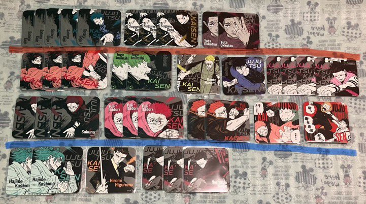 mochi01417's tweet photo. 【譲渡】呪術廻戦展　アトコ　battle

譲
画像①②

求
定価+送料

画像①の赤線上の譲渡は画像②から4点お迎え下さい
画像①の青線上の譲渡は画像②から2点お迎え下さい https://t.co/ajHxWKM5h0