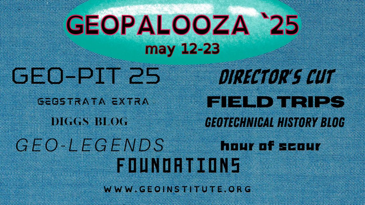 #Geopalooza is just a week away! Your favorite G-I content and a couple of surprises! Register for all our live streams for FREE at eventbrite.com/o/geo-institut…