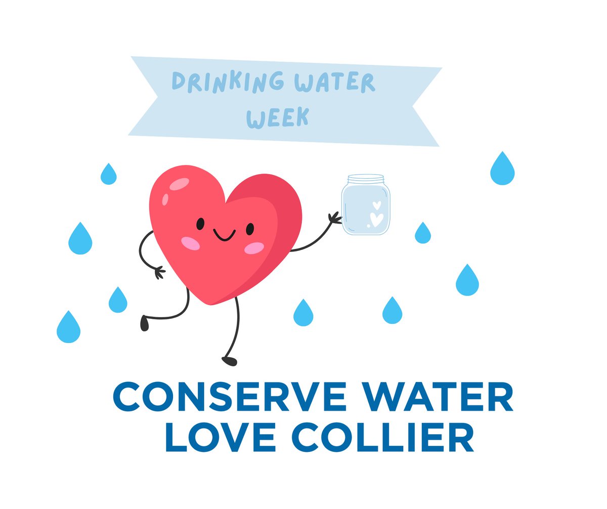 CollierGov's tweet image. Drinking Water Week is here and it’s the perfect time to show some love for our most essential resource. So, fill up your glass with #CollierCounty’s award-winning tap water. Cheers! #PublicUtilities