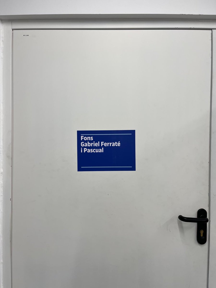 📢Iniciem la nova senyalització de les sales d'arxiu! #ArxiuUOC