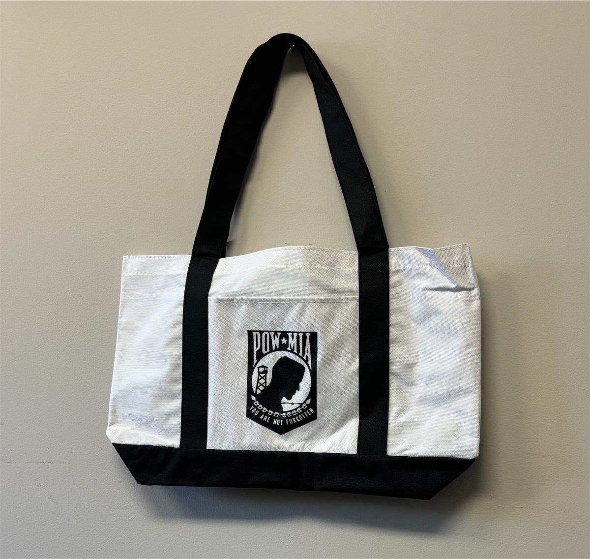Through June 1st, donate $100 or more and receive a FREE League Tote Bag! This sturdy 12" x 4" x 20" tote will be shipped directly to you. Perfect for everyday use &amp; raises awareness to account as fully as possible for our missing servicemen &amp; civilians!

pow-miafamilies.org/donations
