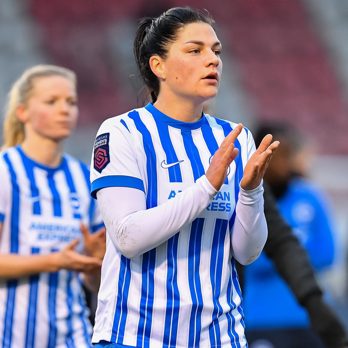 BHAFCWomen's tweet photo. Good luck and thank you to our five Albion players who will depart the club at the end of the 24/25 season. 💙🤍