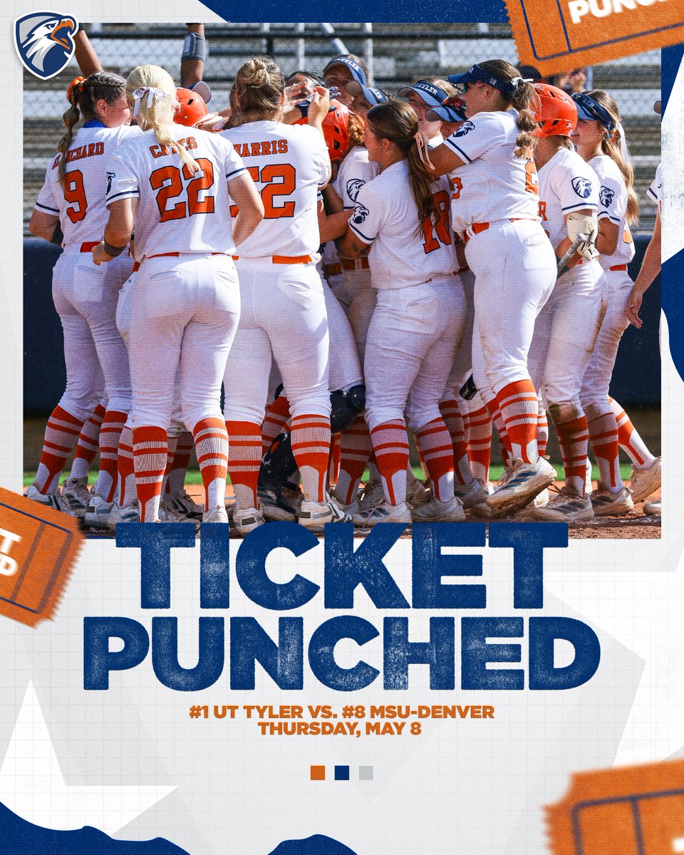 UT Tyler Patriots (@uttylerpatriots) on Twitter photo SB | THE PATS ARE IN!
<a href="/Patriot_sb/">Patriot Softball</a> will be the number one seed and host a portion of the NCAA South Central Regional Tournament at Irwin Field!
#SwoopSwoop SB | THE PATS ARE IN!
<a href="/Patriot_sb/">Patriot Softball</a> will be the number one seed and host a portion of the NCAA South Central Regional Tournament at Irwin Field!
#SwoopSwoop