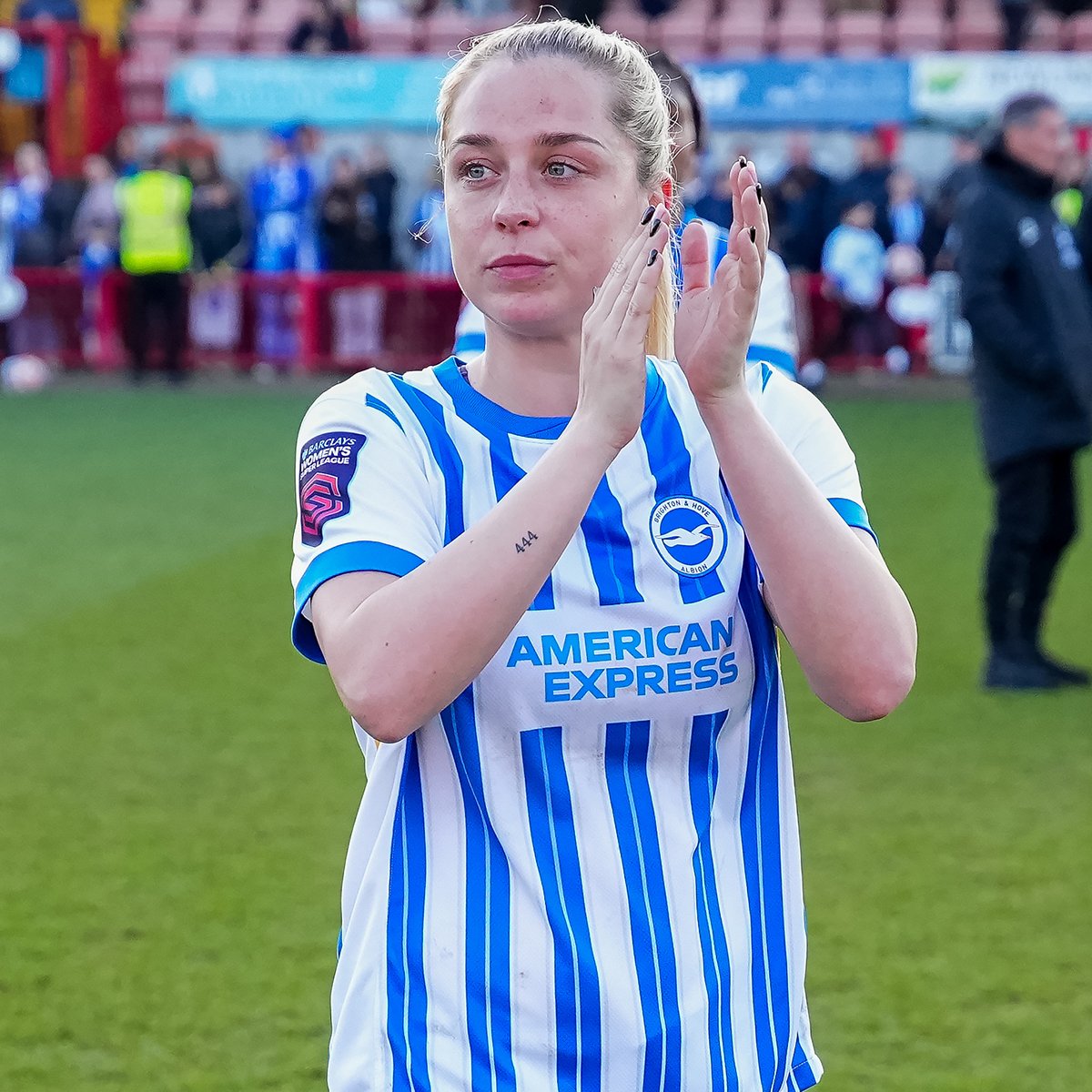 BHAFCWomen's tweet photo. Good luck and thank you to our five Albion players who will depart the club at the end of the 24/25 season. 💙🤍